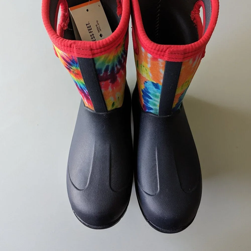 NIB Bogs Kids Neo-Classic Tie-Dye Boots, US Size 3 - Picture 2 of 9